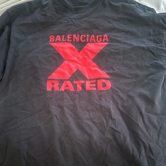 Balenciaga Xrated shirt